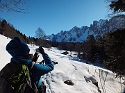 Salita dai Fondo di Schilpario al Passo Campelli (1892 m) e al Monte Campioncino (2100 m.) il 10 febbraio 2013 - FOTOGALLERY